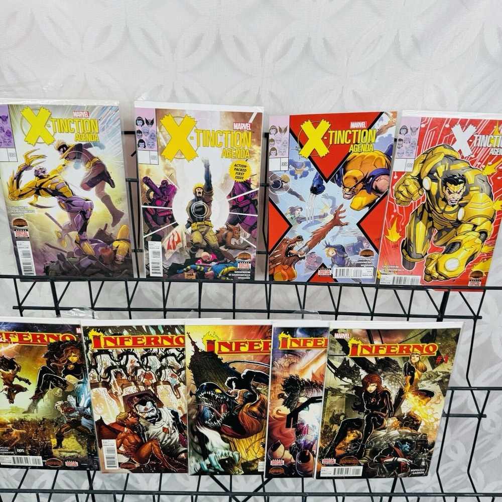 Secret Wars Inferno 1-5 & X-tinction Agenda 1-4 Lot 2015 Battleworld X-Men